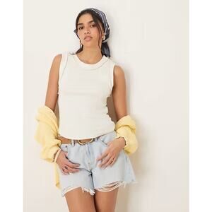 Free People Ladies Kate Sleeveless Tee In Ivory